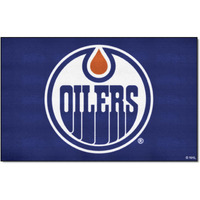 FANMATS 10387 Edmonton Oilers Ulti-Mat Rug - 5ft. x 8ft. | Sports Fan Area Rug, Home Decor Rug and Tailgating Mat