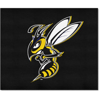 FANMATS 14151 Montana State Billings Yellow Jackets Tailgater Rug - 5ft. x 6ft. Sports Fan Area Rug, Home Decor Rug and Tailgating Mat