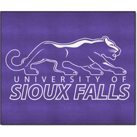 FANMATS 13867 Sioux Falls Cougars Tailgater Rug - 5ft. x 6ft. Sports Fan Area Rug, Home Decor Rug and Tailgating Mat