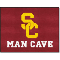 FANMATS 14625 University of Southern California All-Star Mat - Man Cave | Cardinal | 33.75"x42.5" | SC Primary Logo