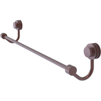 Allied Brass 421D/30-CA Venus Collection 30 Inch Dotted Accent Towel Bar, 30-Inch, Antique Copper