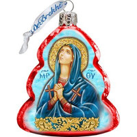 Maria Magdalena Glass Ornament, Nativity Inspirational Decor - 772022 Art by G.DeBrekht