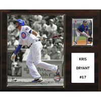 C&I Collectables MLB Chicago Cubs Kris Bryant Player Plaque, 12"x15"