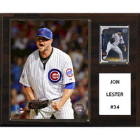 MLB Chicago Cubs Jon Lester Player Plaque, 12"x15"