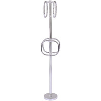 Allied Brass TS-40T 4 Integrated Rings Towel Stand, Polished Chrome