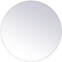 Metropolitan 32 in. Contemporary Mirror in Clear