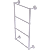 Allied Brass MC-28T-30 Monte Carlo Collection 4 Tier 30 Inch Ladder Twisted Detail Towel Bar, Satin Chrome