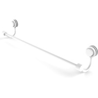 Allied Brass 421D/30 Venus Collection 30 Inch Dotted Accent Towel Bar, Matte White