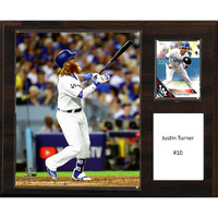 MLB Los Angeles Dodgers Mens 1215Jturnermlb 12"X15" Justin Turner Los Angeles Dodgers Player Plaque, Brown, N/A