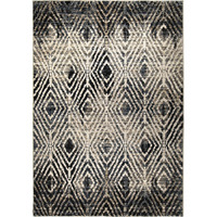 Orian Rugs Tribal Throne Off White 5'1&quotx7'6"