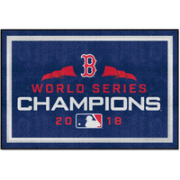 FANMATS 25706 Boston Red Sox 5ft. x 8 ft. Plush Area Rug