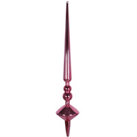 18" Mauve Shiny Cupola Finial 2/Bag