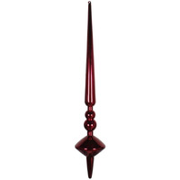 18" Wine Shiny Cupola Finial 2/Bag