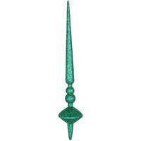 18" Seafoam Green Glitter Cupola Finial