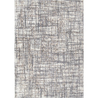 Cross Thatch Plush Rectangle Rug - 5'3" x 7'6" White, Abstract, Durable, Stain-Resistant, Easy Clean, Soft and Cozy Area Rug for Living Room, Dining Room, Bedroom, and Indoor Home Decor