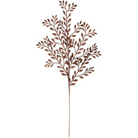 Vickerman 555781-25" Chocolate Ruscus Glitter Jewel Spray (12 pack) (L186075)