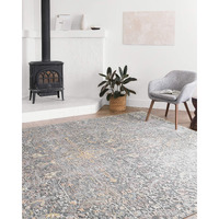 Loloi II Lucia Collection LUC-02 Charcoal/Multi 6'-8" x 8'-8" Area Rug