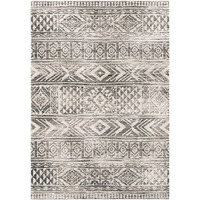 Orian Rugs Riverstone Kuba Delight - Cloud Grey Area Rug in 6'7" X 9'6"