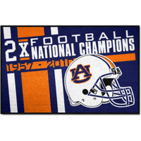 FANMATS 25928 NCAA - Auburn Tigers Dynasty Starter Mat Accent Rug - 19in. x 30in. | Sports Fan Home Decor Rug and Tailgating Mat