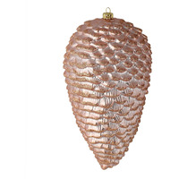 Vickerman Rose Gold Pinecone Ornament