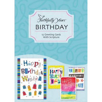 Faithfully Yours 166953 Sweet Celebrations Birthday Boxer Card44; Pack of 12