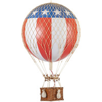 Authentic Models, Royal Aero Air Balloon, Hanging Home Decor - 22 Inch Height, Historic Hot Air Balloon Model for Home Decor, Detailed Vintage Decorations to Hang from Ceiling - USA