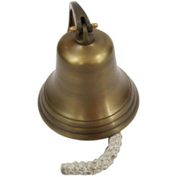 INDIA OVERSEAS TRADING CORP Aluminum Bell Brass Antique 7"