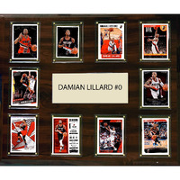 C & I Collectibles NBA 15"x18" Damian Lillard Portland Trailblazers Player Plaque