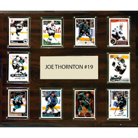 C & I Collectibles NHL 15"x18" Joe Thornton San Jose Sharks Player Plaque