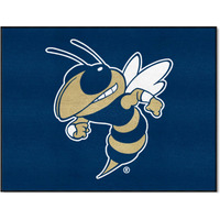 FANMATS 23992 Georgia Tech Yellow Jackets All-Star Rug - 34 in. x 42.5 in. Sports Fan Area Rug, Home Decor Rug and Tailgating Mat