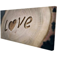 Begin Love Tree Rings - Print on Canvas Edition