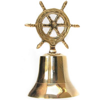 INDIA OVERSEAS TRADING CORP Brass Bell, Ship Wheel