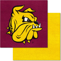 FANMATS 31054 Minnesota-Duluth Bulldogs Team Carpet Tiles - 45 Sq Ft.