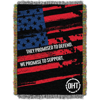 Northwest Operation Hat Trick Woven Tapestry Throw Blanket, 48" x 60", Full Color Pride