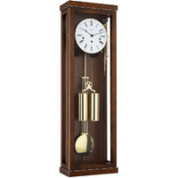 Hermle 70994030351 Lardeo Wall Clock with 4-4 Westminster Chime44; Walnut