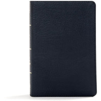 CoolCollectibles KJV Large Print Compact Reference Bible44; Black Leather Touch