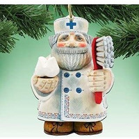 8151922 Dentist Wooden Christmas Ornament Set of 2