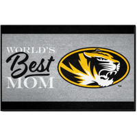 FANMATS 34558 NCAA - Missouri Tigers World's Best Mom Starter Mat Accent Rug - 19in. x 30in.| Sports Fan Home Decor Rug and Tailgating Mat