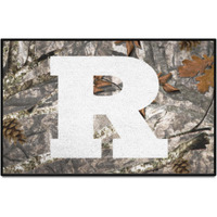 FANMATS 33966 NCAA - Rutgers Scarlett Knights Camo Starter Mat Accent Rug - 19in. x 30in. | Sports Fan Home Decor Rug and Tailgating Mat