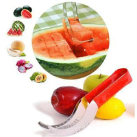 WOWZY RED Watermelon or any Melon Slicer and Cake Cutter Wowzy - All Steel