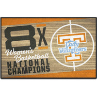 FANMATS 36283 NCAA - Tennessee Volunteers Dynasty Starter Mat Accent Rug - 19in. x 30in.| Sports Fan Home Decor Rug and Tailgating Mat