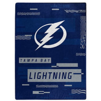 NORTHWEST Tampa Bay Lightning Blanket 60x80 Raschel Digitize Design