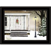 Peace On Earth 3 Black Framed Print Wall Art