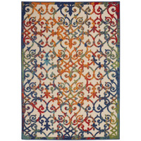 4 x 6 ft. Rainbow Colored Indoor & Outdoor Area Rug