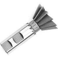 Drill America 3/4" 45 Degree High Speed Steel Weldon Shank Dovetail Cutter, DWC Series