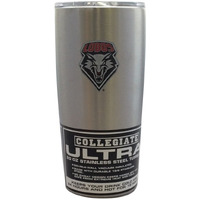 Boelter Brands NCAA New Mexico Lobos Travel Tumbler20oz Ultra, Silver, 20 Ounce