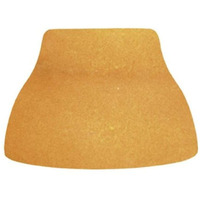 Jesco Lighting QASA103AM Step Cone Glass Shade for Quick Adapt Spot Light, Amber Finish