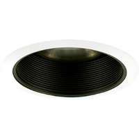 Jesco Lighting TM608BKWH Step Baffle. Housings MH60B, MH60BA, MH60BIC, MH60BICA, MH60R, MH60RA, MH60RIC