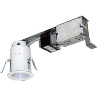 Jesco Lighting LV3001R Accessory - 3" Low-Voltage Non-Ic Housing for Remodel, Silver Finish