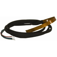 JESCO Lighting DL-FLEX-RGB-PC 19" Input Power Connector. 13-1/2" wire / 5-7/8" FLEX-UP tape. Connects hard-wire equipment to DL-FLEX-UP-RGB.